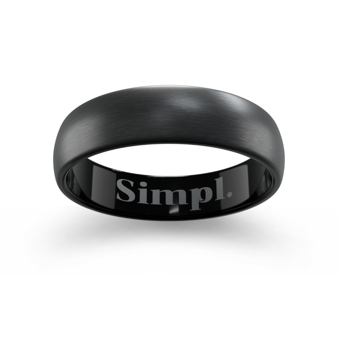 Simpl | American-Made Tungsten Ring