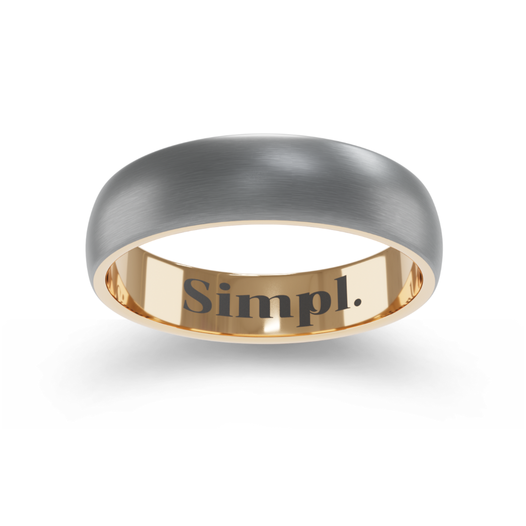 Simpl | American-Made Tungsten Ring